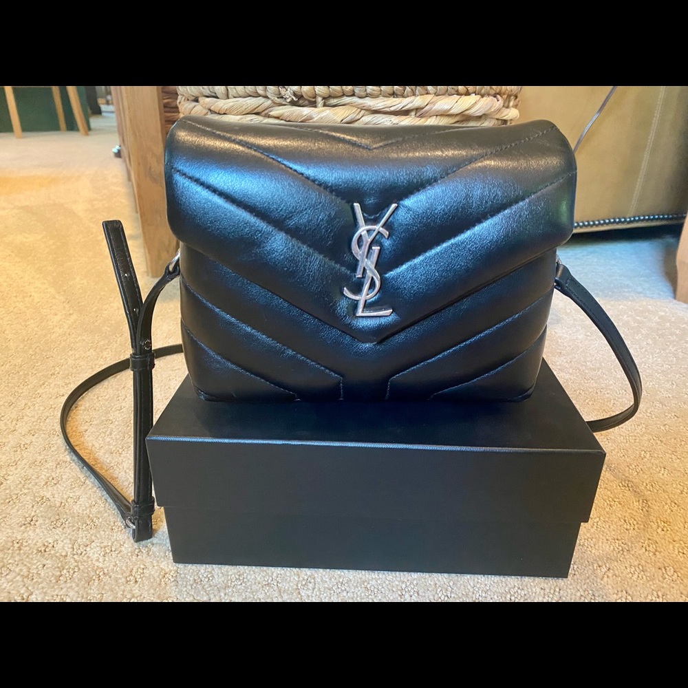 Saint Laurent Monogram Loulou Leather Toy Bag